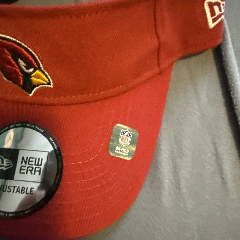 New‎ Era Arizona Cardinals Adjustable Visor Red NFL Football Brand New